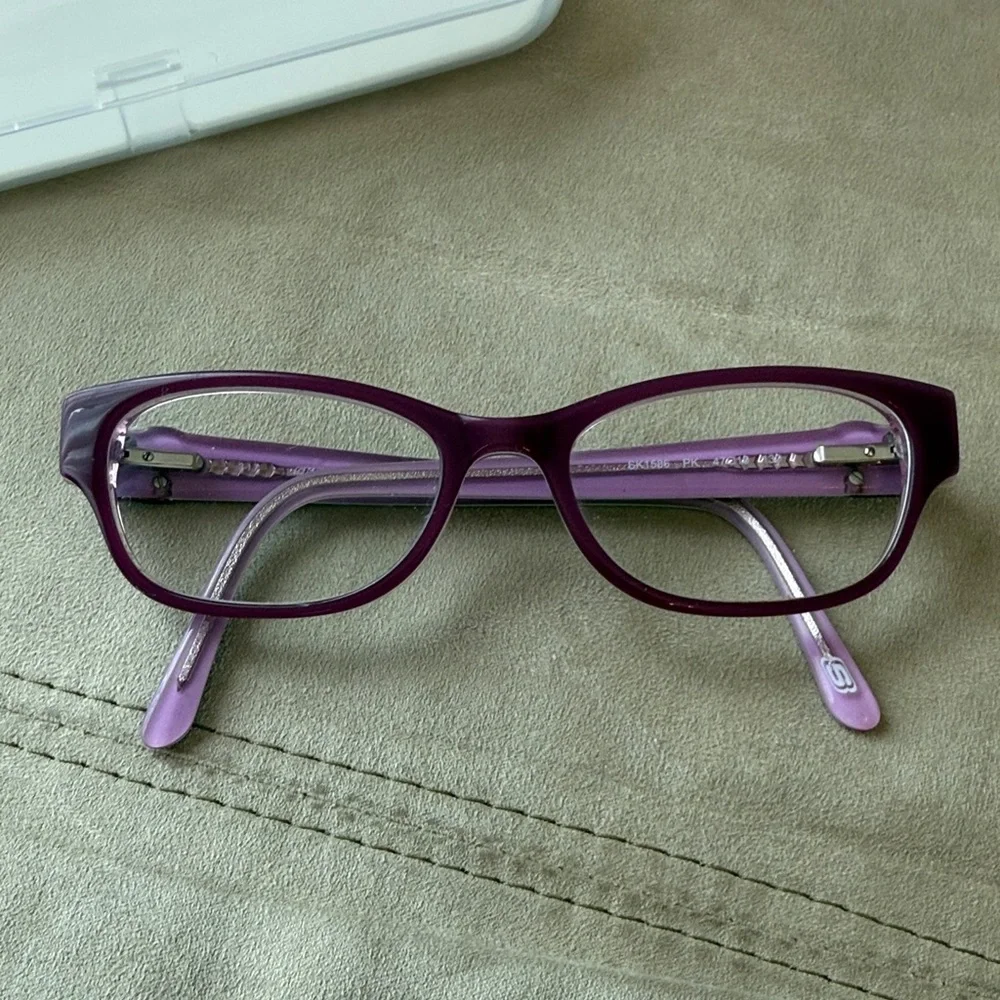 Sketchers Girls Purple Eyeglasses with Case